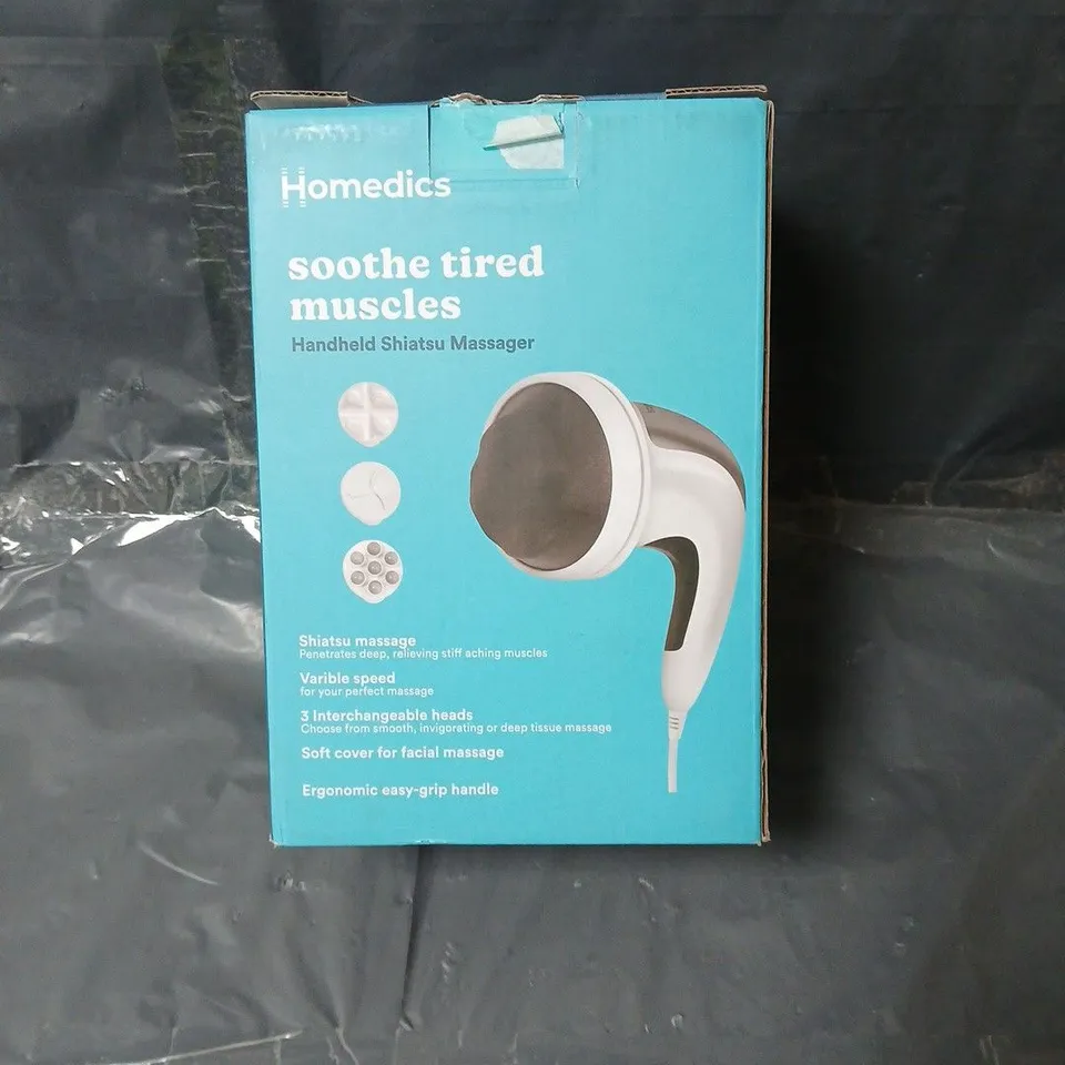 HoMedics Soothe Tired Muscles Handheld Shiatsu Massager (HP-355-15-CRB)