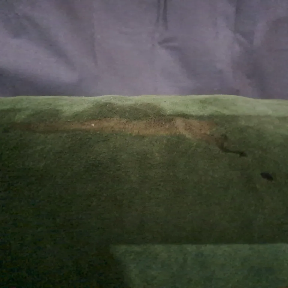 RHOOM GREEN VELVET BOLSTER CUSHION