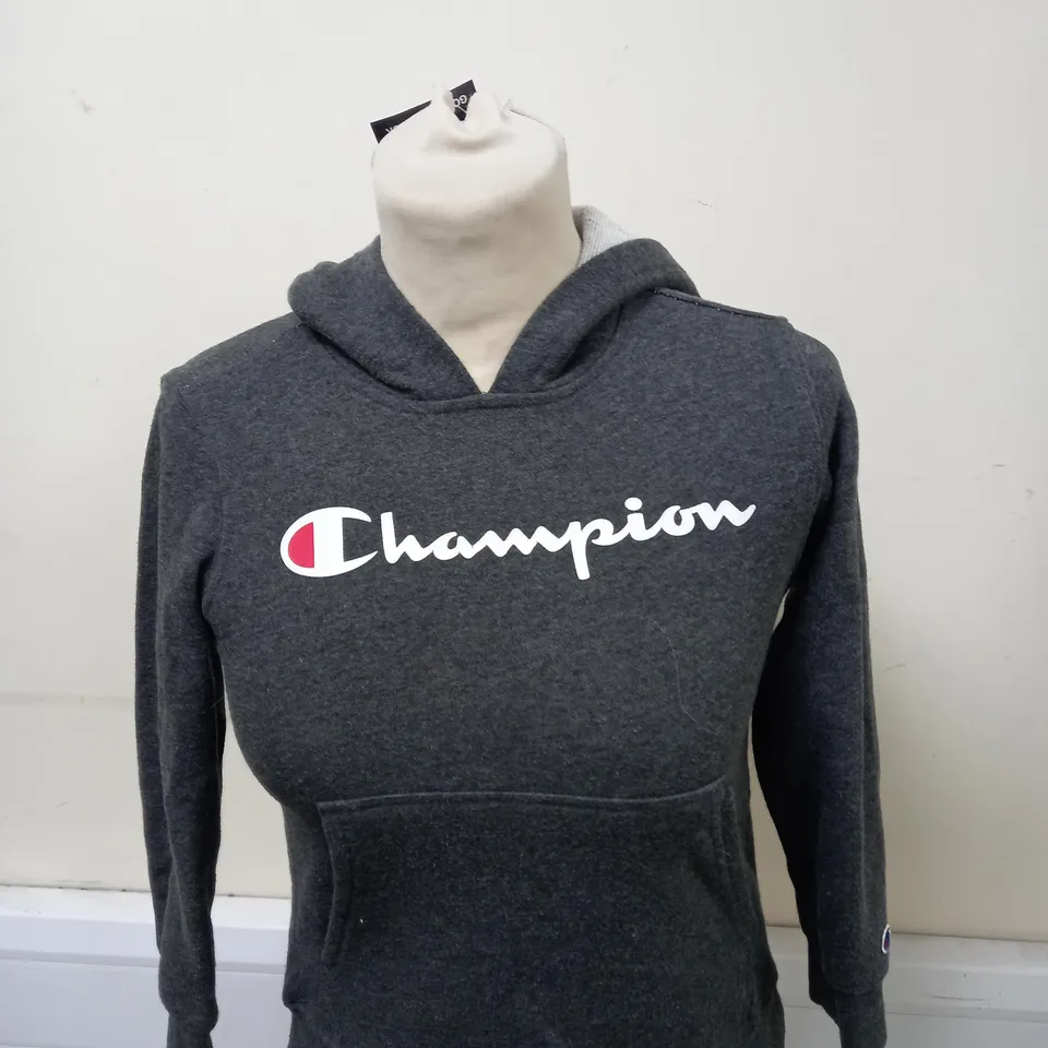 CHAMPION LOGO HOODIE SIZE XS