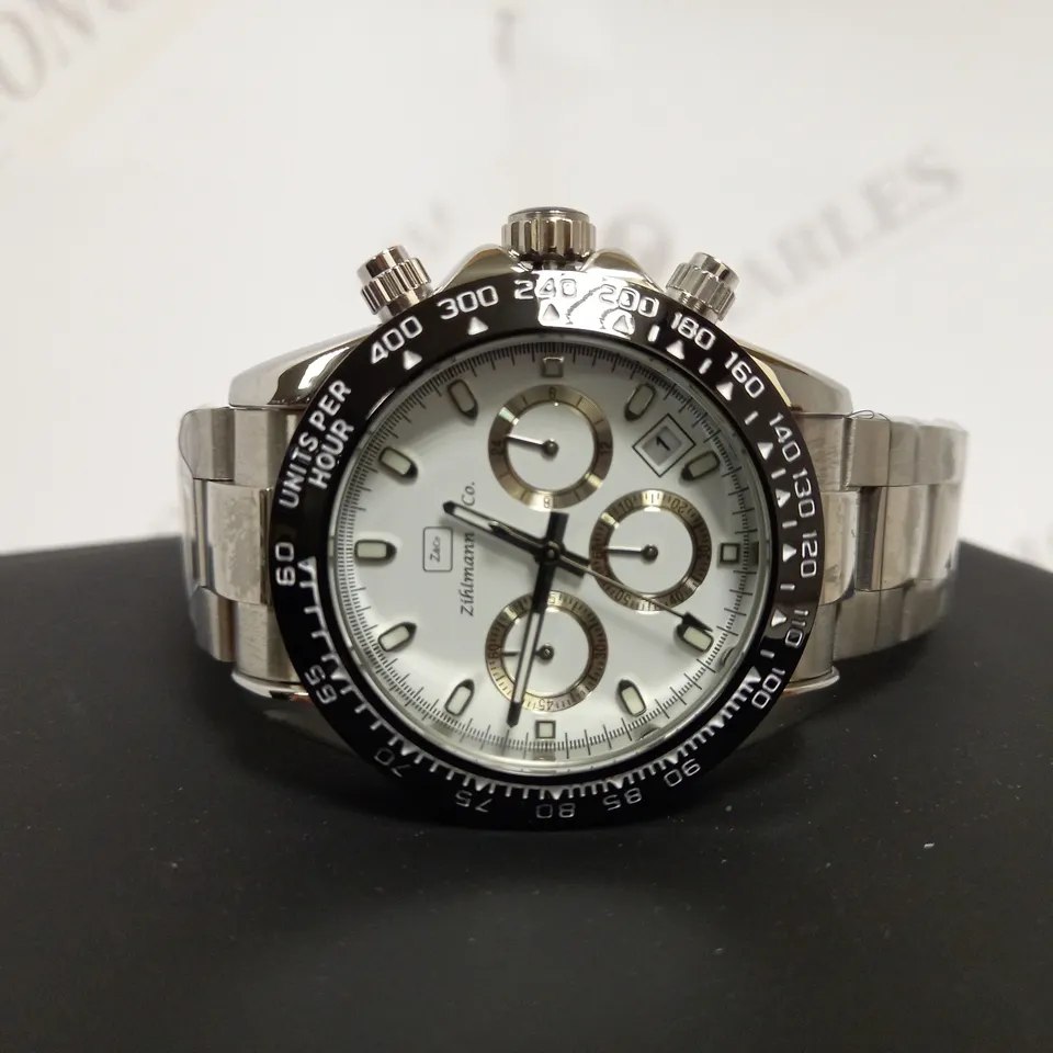ZIHLMANN & CO CHRONOGRAPH STYLE BRACELET STRAP WATCH RRP £520