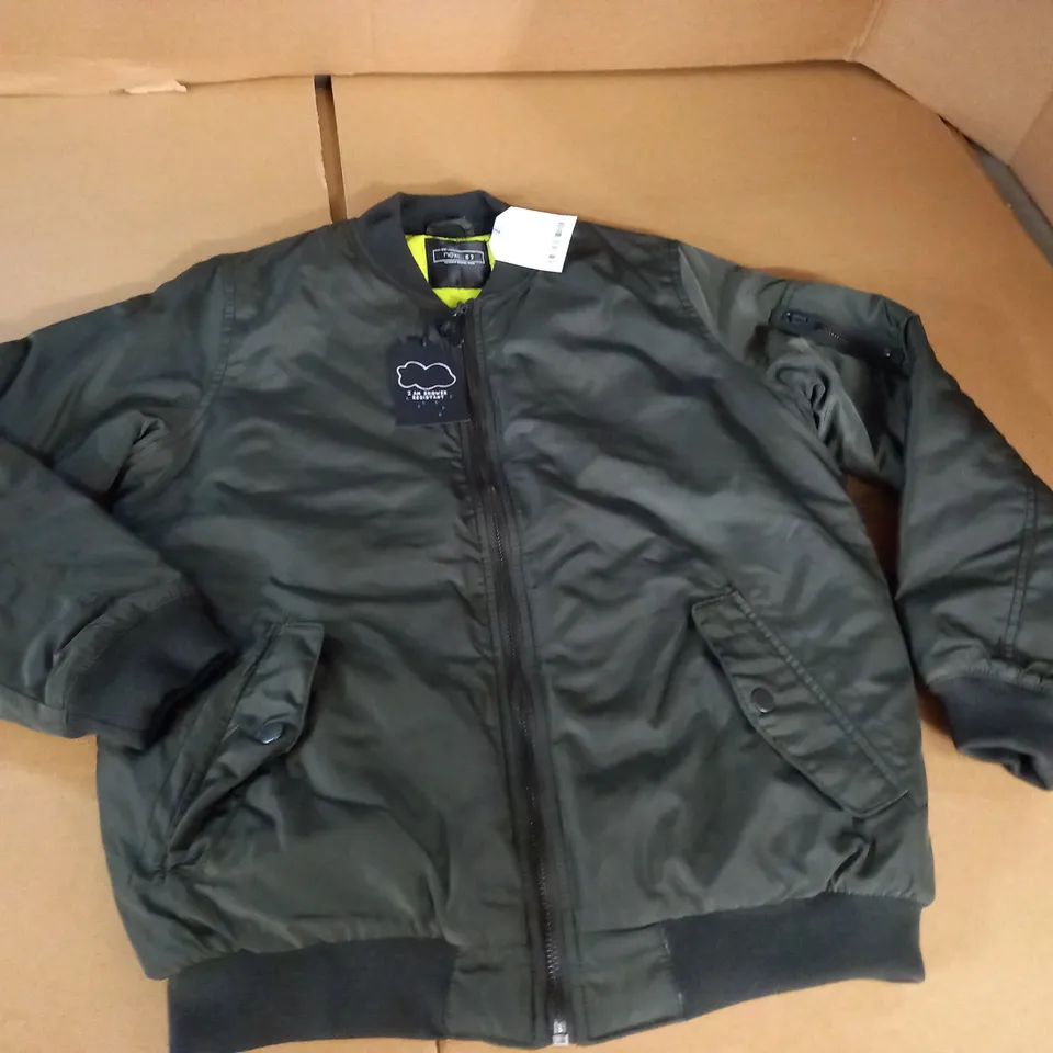 NEXT DARK GREEN BOMBER JACKET - 12 YEARS