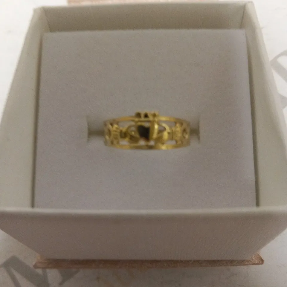 BOXED CALLAGHAN JEWELLERY 9CT GOLD HALLMARKED RING