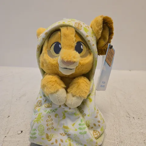 DISNEY PARKS BABIES BABY SIMBA LION KING BLANKET POUCH PLUSH