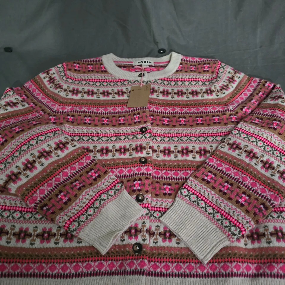 WOEMSN BODEN KNITTED CARDIGAN - SIZE L