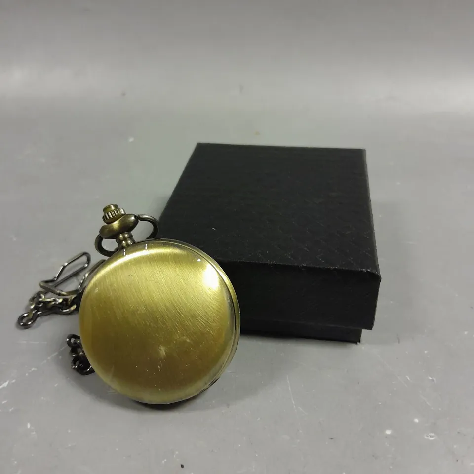 MENS EDISON POCKET WATCH WITH CHAIN