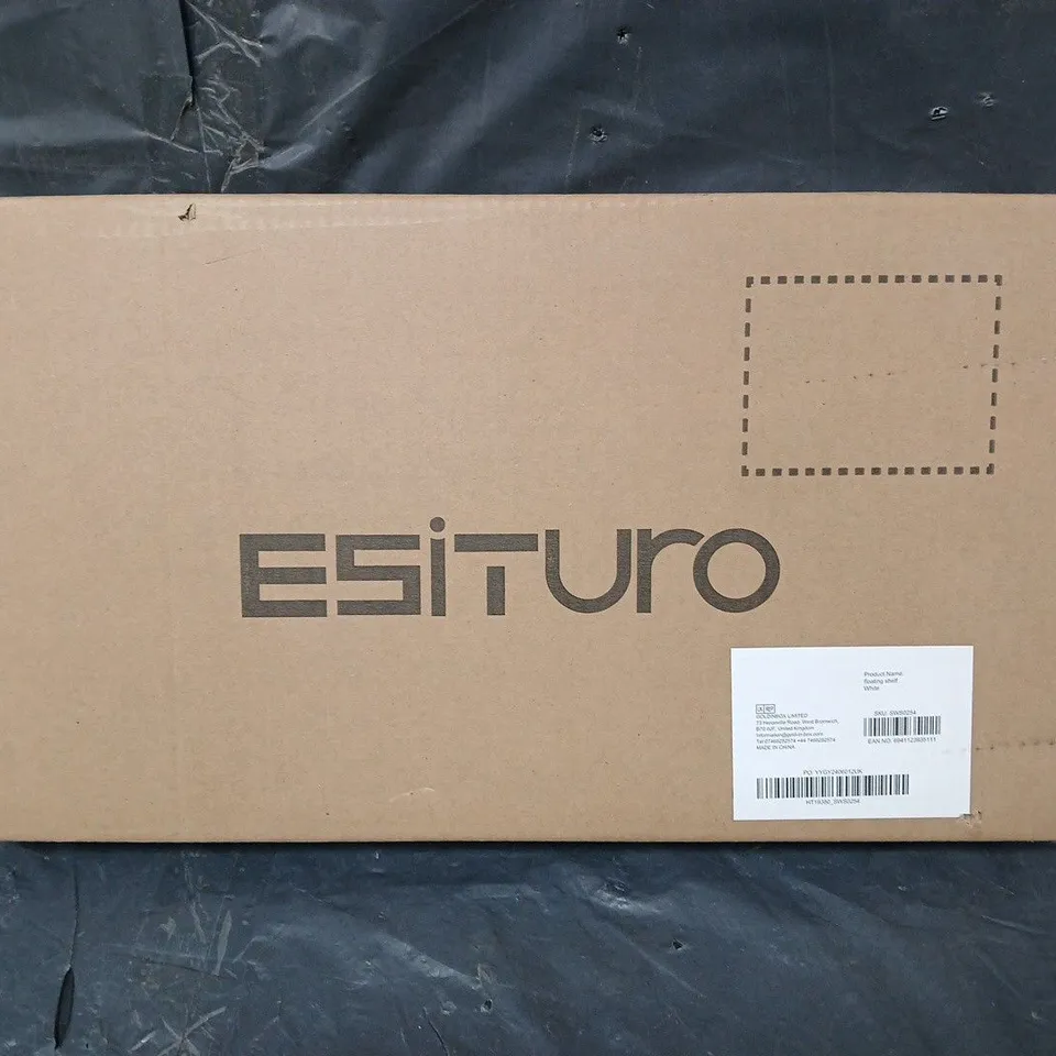 ESITURO FLOATING WALL SHELVES IN WHITE 