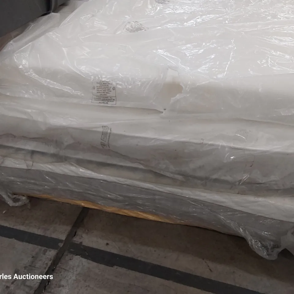THREE BAGGED MATTRESSES INCLUDING 4'6" & 4' DOUBLES