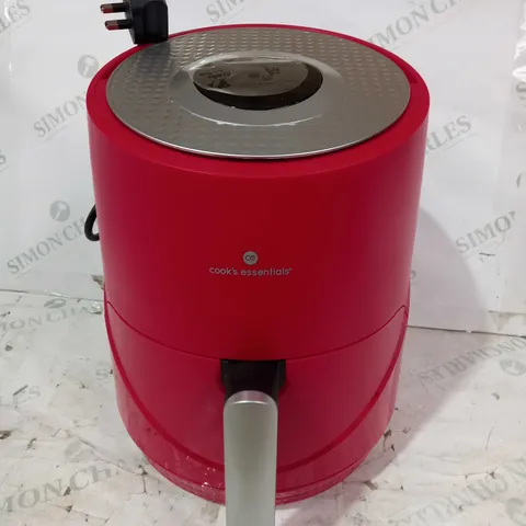 COOK'S ESSENTIALS 2.8L TOUCH SCREEN AIR FRYER - RED