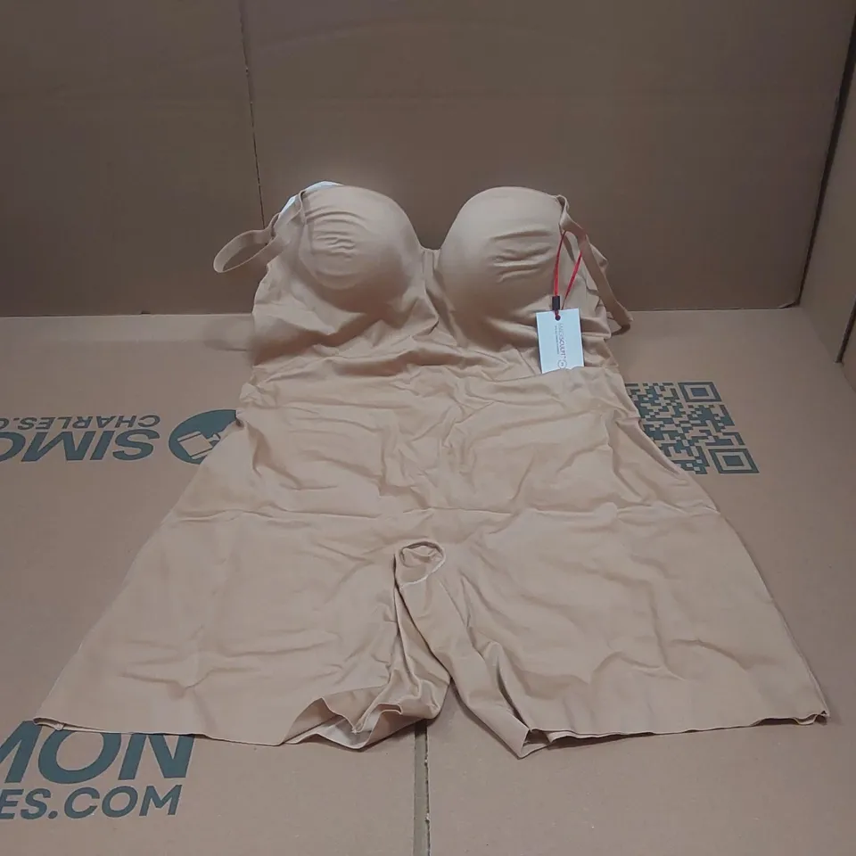 BOX CONTAINING APPROXIMATELY 15x BRAND NEW MAGISCULPT ALMOND BODYSUITS - SIZE 38DD