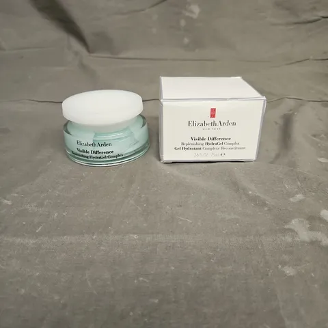 BOXED ELIZABETH ARDEN VISIBLE DIFFERENCE REPLENISHING HYDRAGEL COMPLEX 75ML