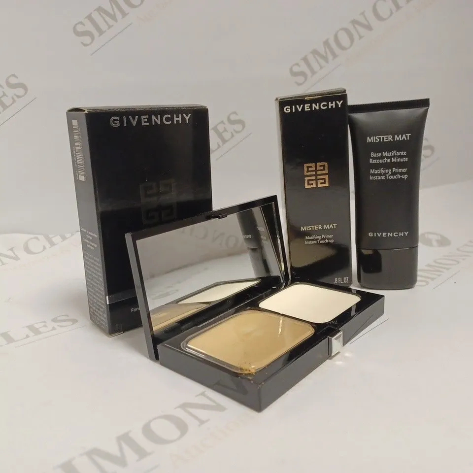 APPROXIMATELY 12 X GIVENCHY BEAUTY PRODUCTS TO INCLUDE MISTER MAT INSTANT TOUCH-UP AND COMPACT FOUNDATION #04 MAT BEIGE
