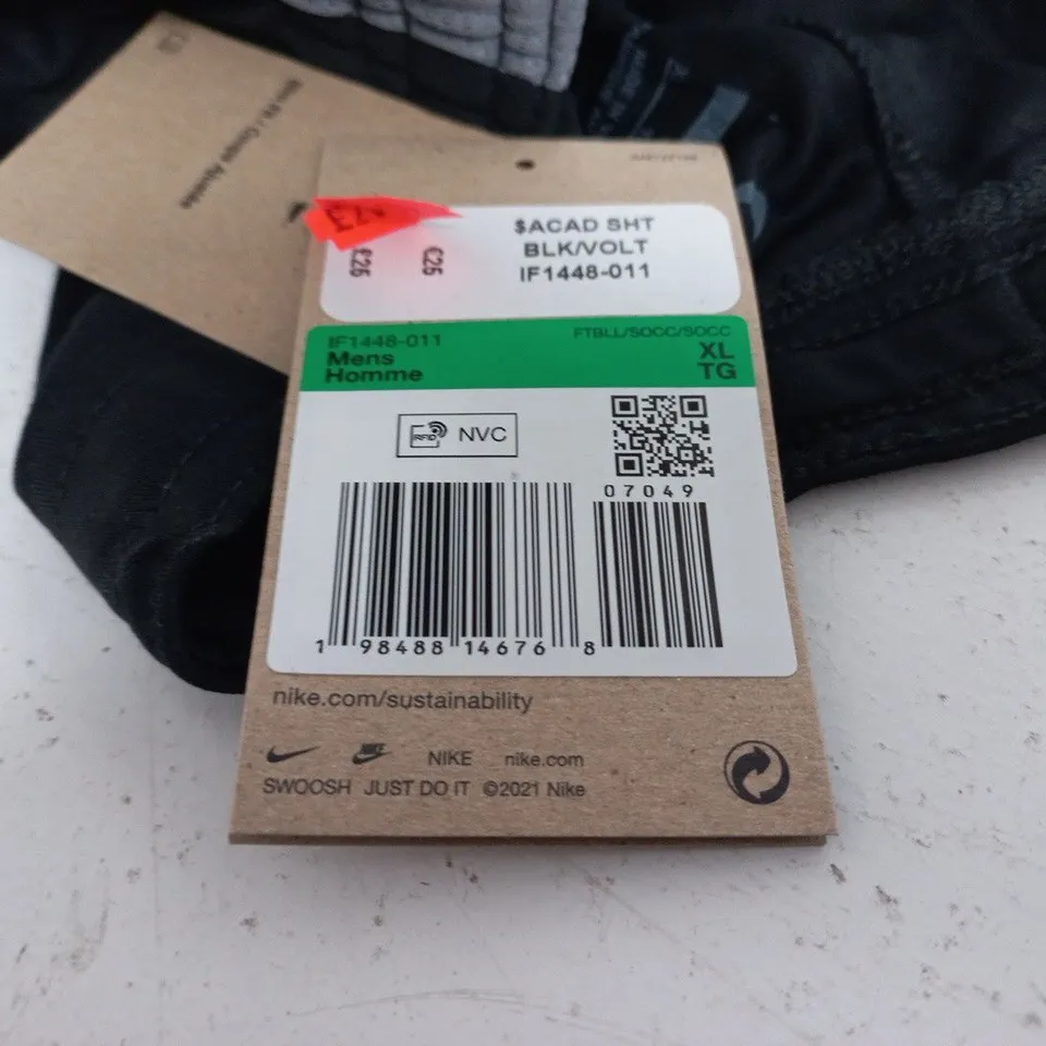 NIKE MEN'S BLACK SHORTS – XL