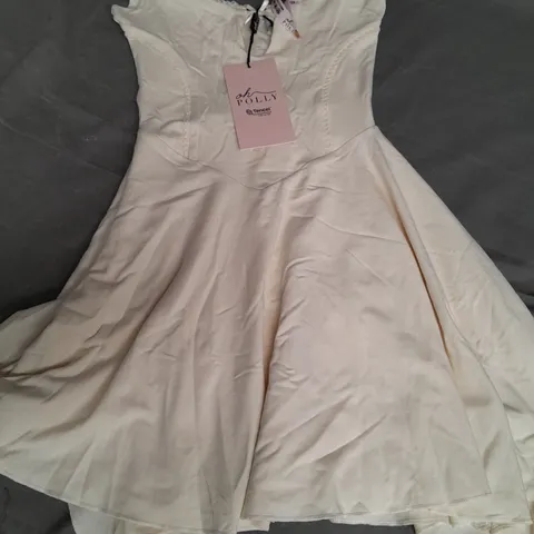 OH POLLY IVORY TENCEL DRESS - 6