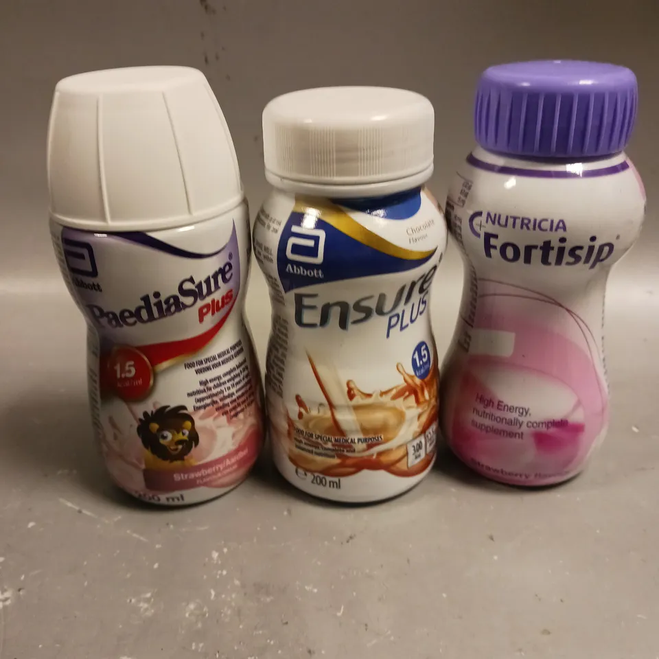 APPROXIMATELY 20 ASSORTED FOOD SUPPLEMENT DRINKS - COLLECTION ONLY 