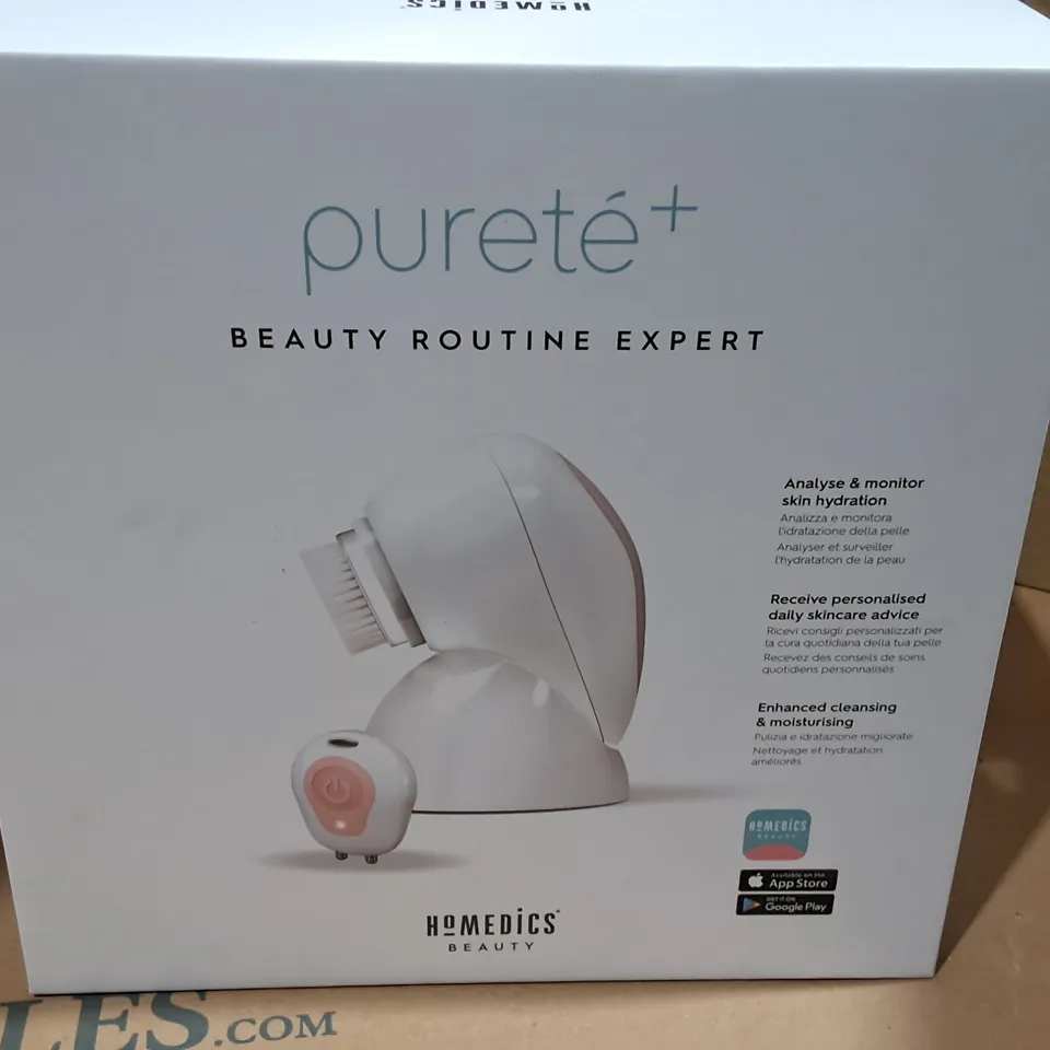 LOT OF 10 BOXED HOMEDICS PURETE+ BEAUTY ROUTINE EXPERT FAC-700-EU