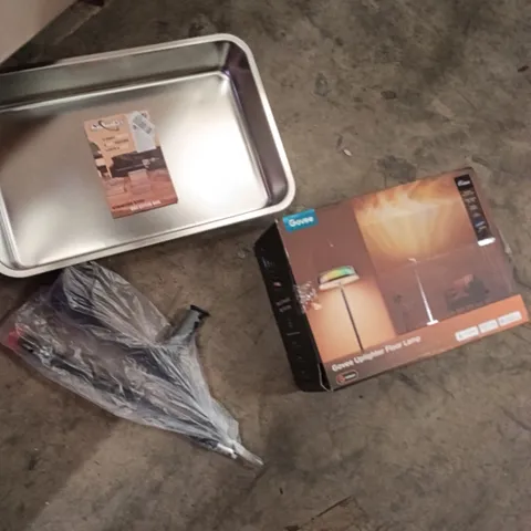 PALLET CONTAINING A LARGE QUANTITY OF ITEMS TO INCLUDE - WALKING AID, STEEL LITTER TRAY, FLOOR LAMP ETC