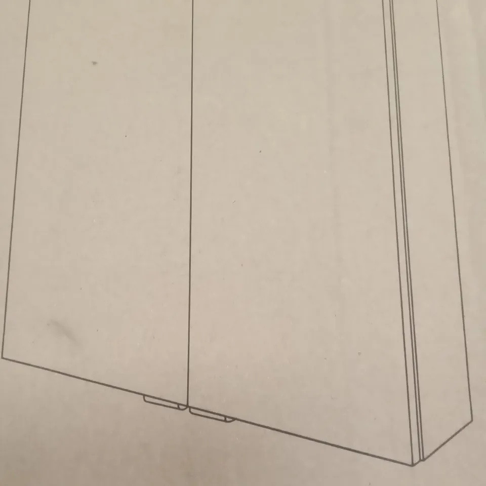 BOXED IMANDRA 60 X 60CM SLIM WALL CABINET - OAK EFFECT 