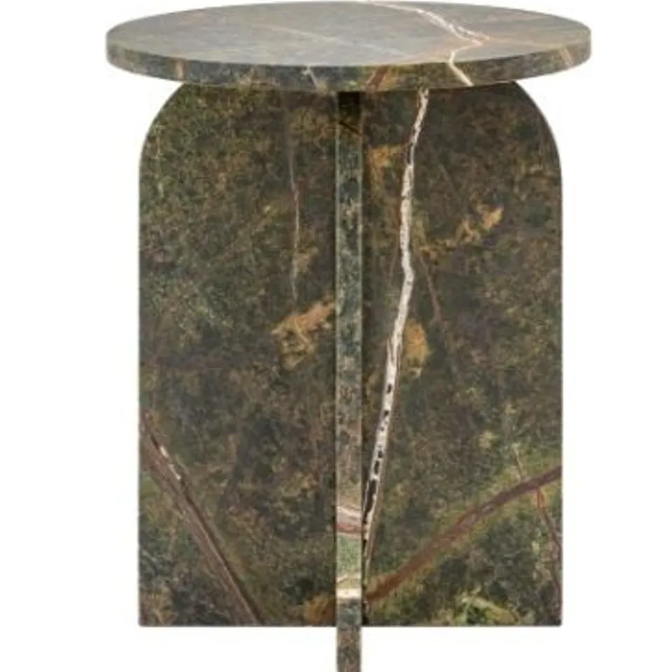 BOXED GALLERY DIRECT AMALFI SIDE TABLE - EMBER MARBLE (1 BOX)