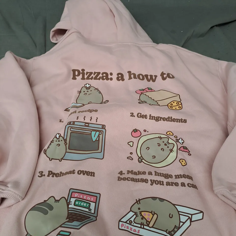 BERSHKA PUSHEEN LONG SLEEVE HOODIE - M