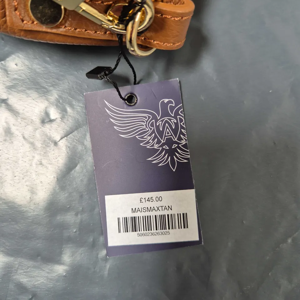 APATCHY LONDON MAISMAX TAN LEATHER SHOULDER BAG