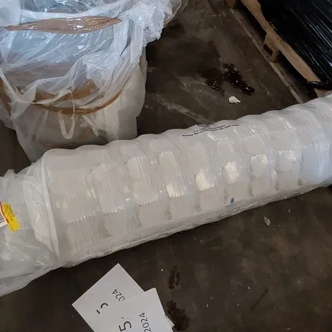 QUALITY BAGGED AND ROLLED 4'6" DOUBLE SERENITY HYBRID COIL AND MEMORY FOAM MATTRESS