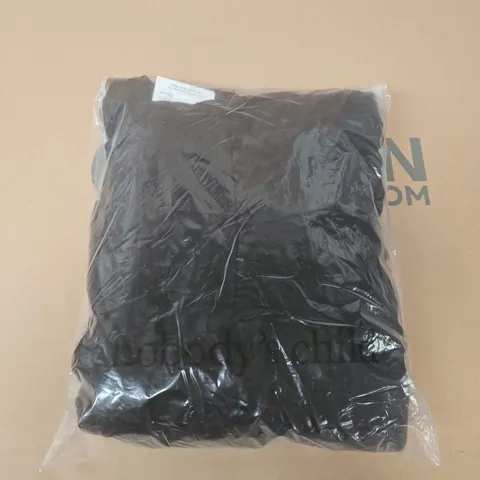 BAGGED NOBODYS CHILD BIRDIE MINI DRESS EMBROIDERY CORD BLACK - UK 12