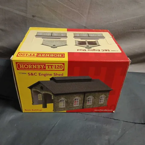 HORNBY TT120 S&C ENGINE SHED – RESIN MODEL BUILDING (BOXED)