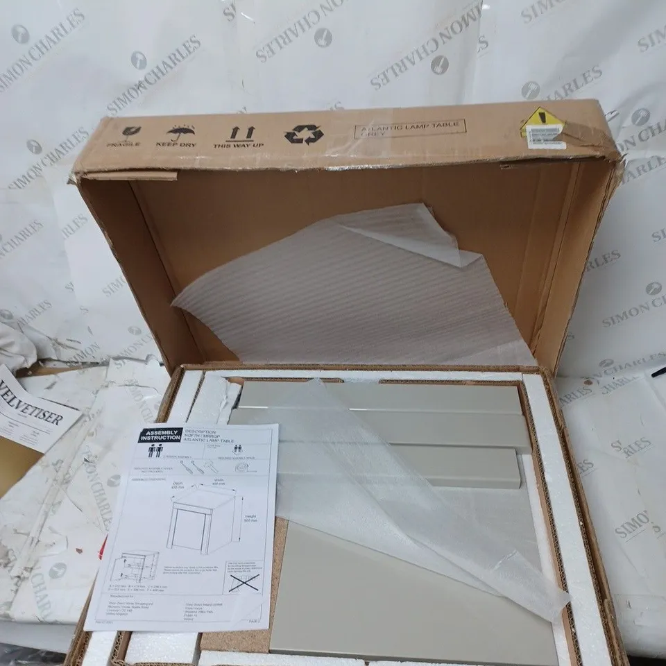 BOXED ATLANTIC LAMP TABLE RRP £85