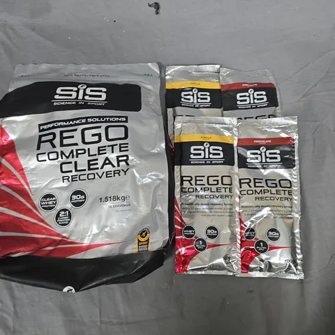 LOT OF 16 PACKS OF SIS REGO COMPLETE RECOVERY PACKS  - CHOCOLATE AND VANILLA
