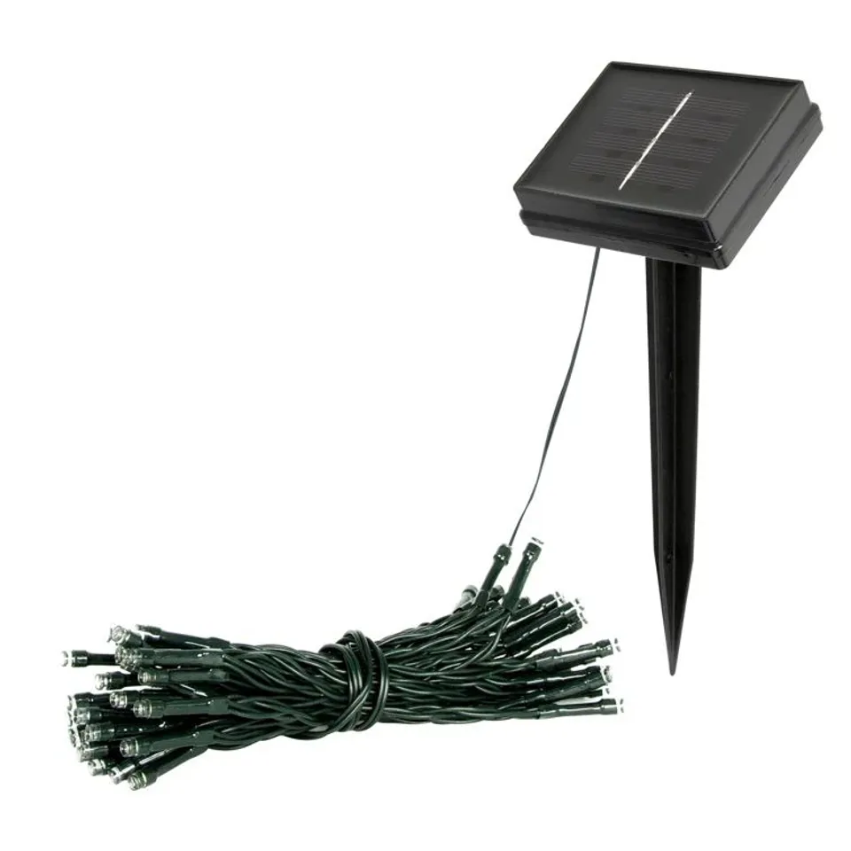 BOXED 590CM LED SOLAR POWERED STRING LIGHTS 