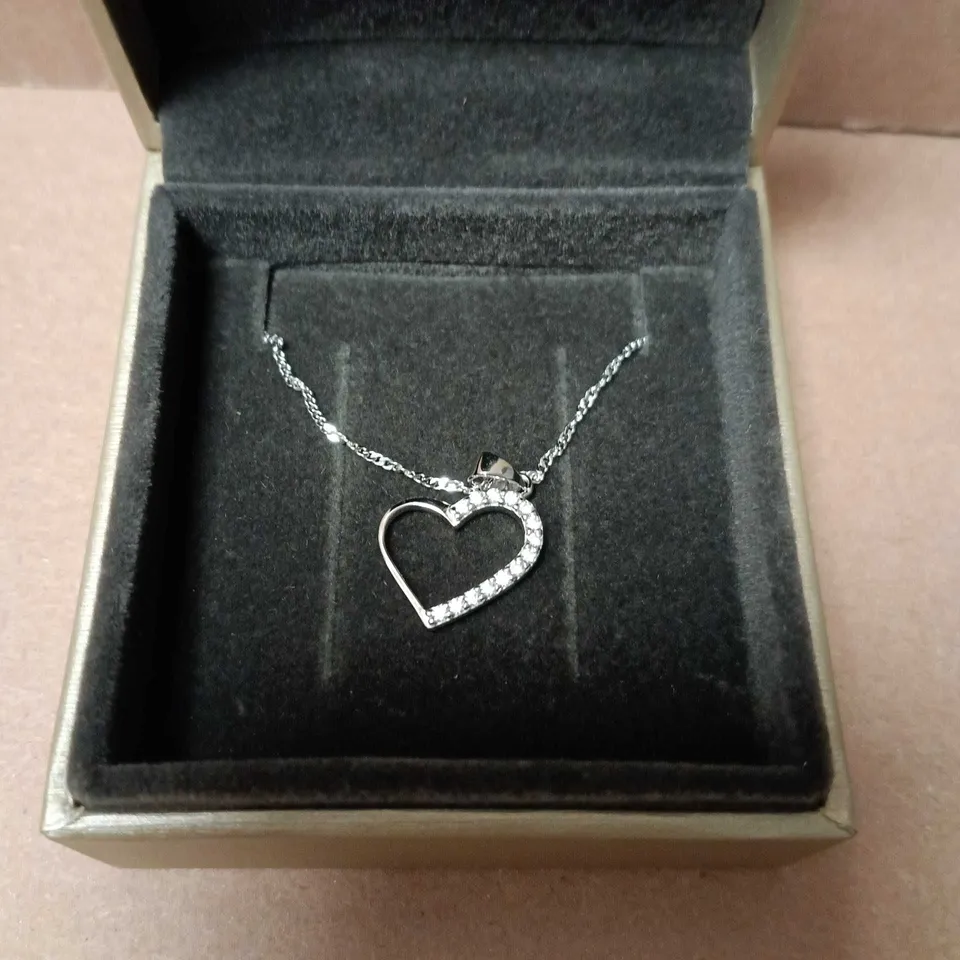 WARREN JAMES HEART PENDANT NECKLACE – BOXED
