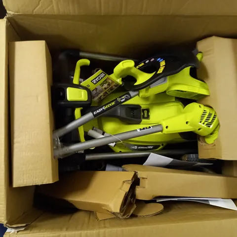RYOBI 18V ONE+ CORDLESS 33CM LAWNMOWER AND TRIMMER