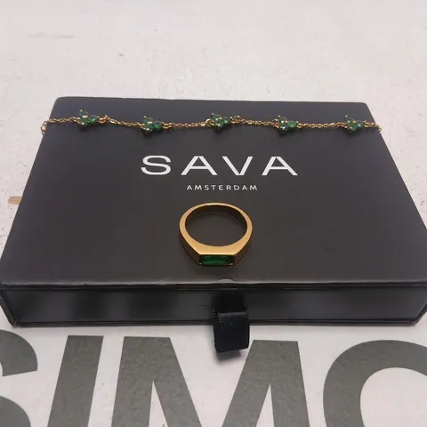 SAVA AMSTERDAM JEWELLERY – RING & BRACELET SET