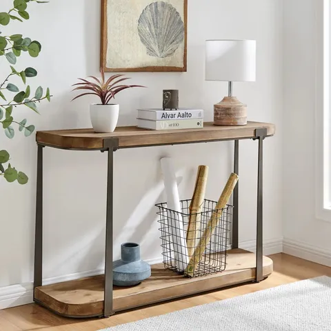 BOXED ALCHIBA 120CM CONSOLE TABLE