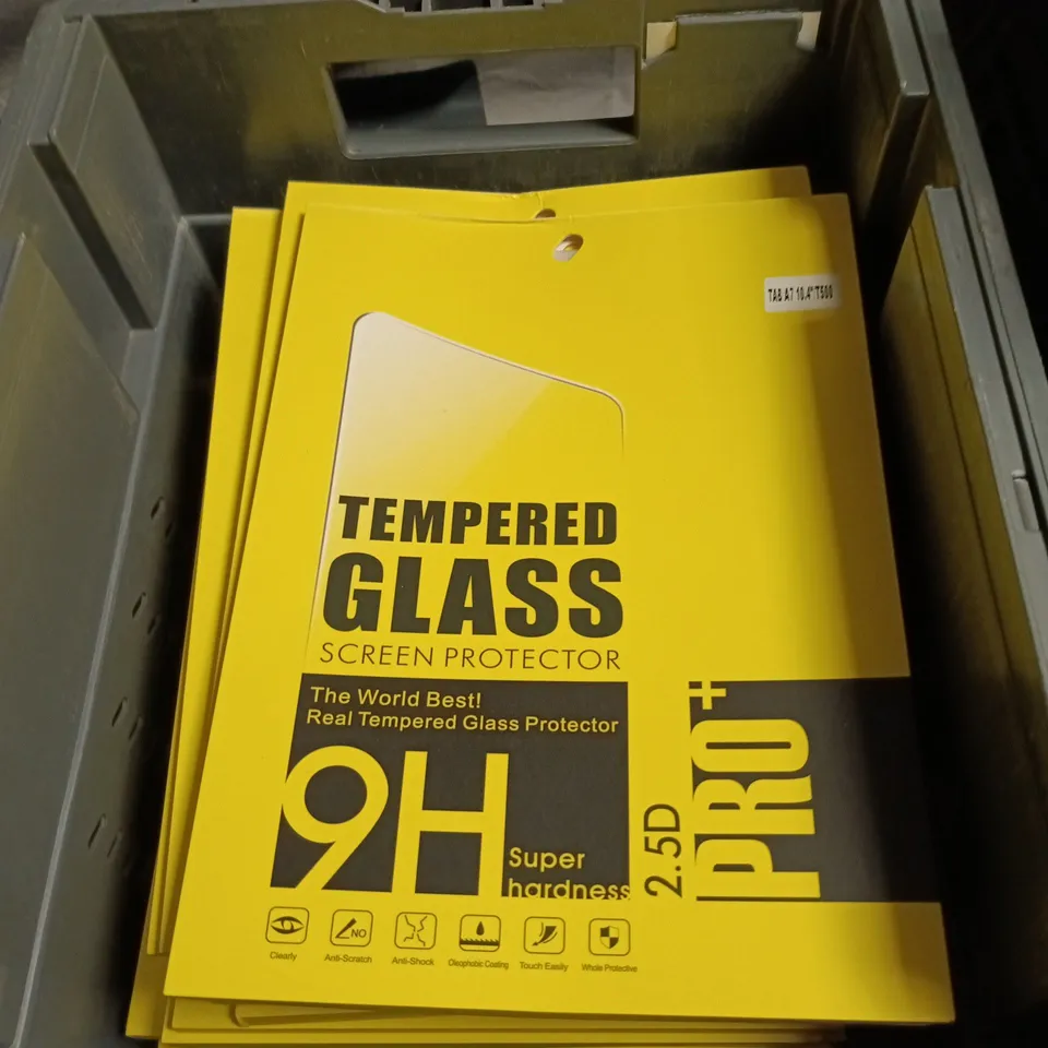 BOX OF APPROXIMATELY 15 TEMPERED GLASS SCREEN PROTECTOR – 9H