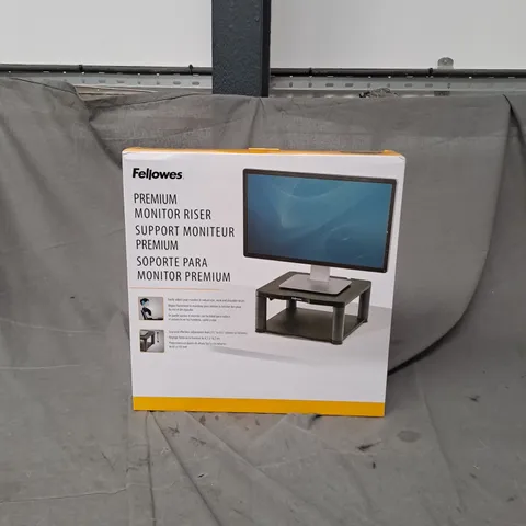BOXED FELLOWES PREMIUM MONITOR RISER