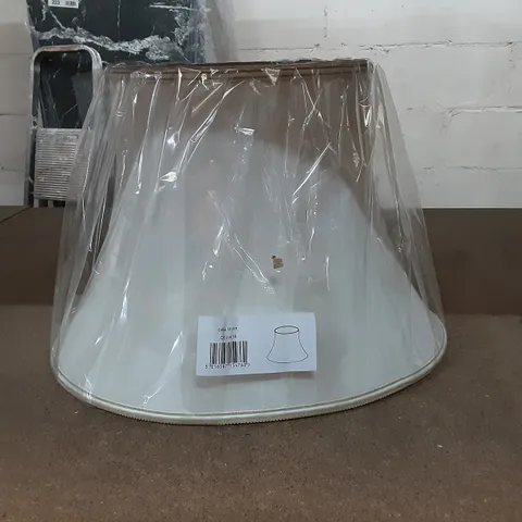 BARNABAS 41.5CM SILK BELL LAMP SHADE - CREAM 