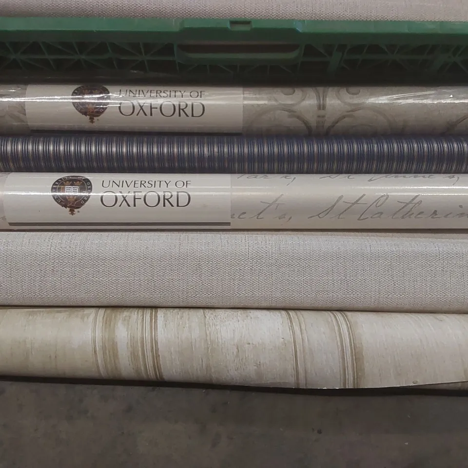 LOT CONTAINING APPROXIMATELY 15x ASSORTED WALLPAPER ROLLS