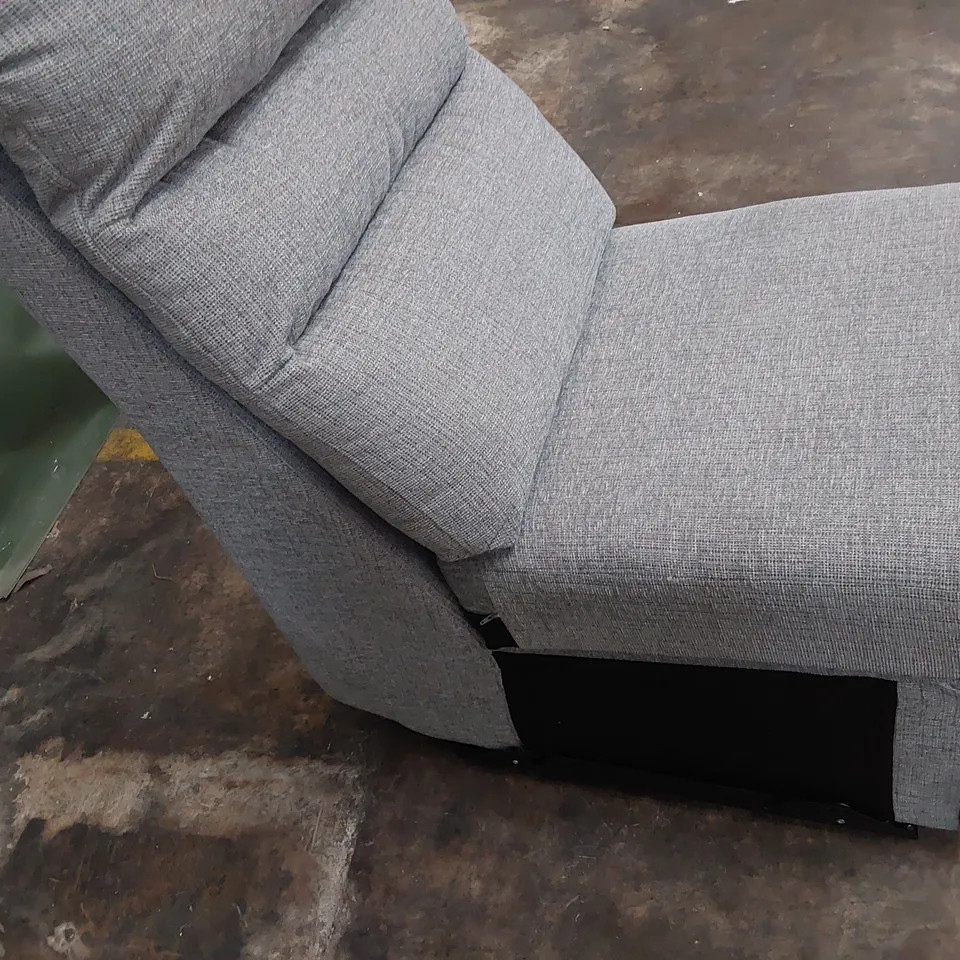 QUALITY BRITISH DESIGNER G PLAN ARMLESS UNIT GREY FABRIC