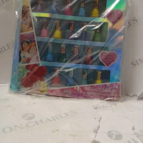 DISNEY PRINCESS NAIL POLISH 18 PACK
