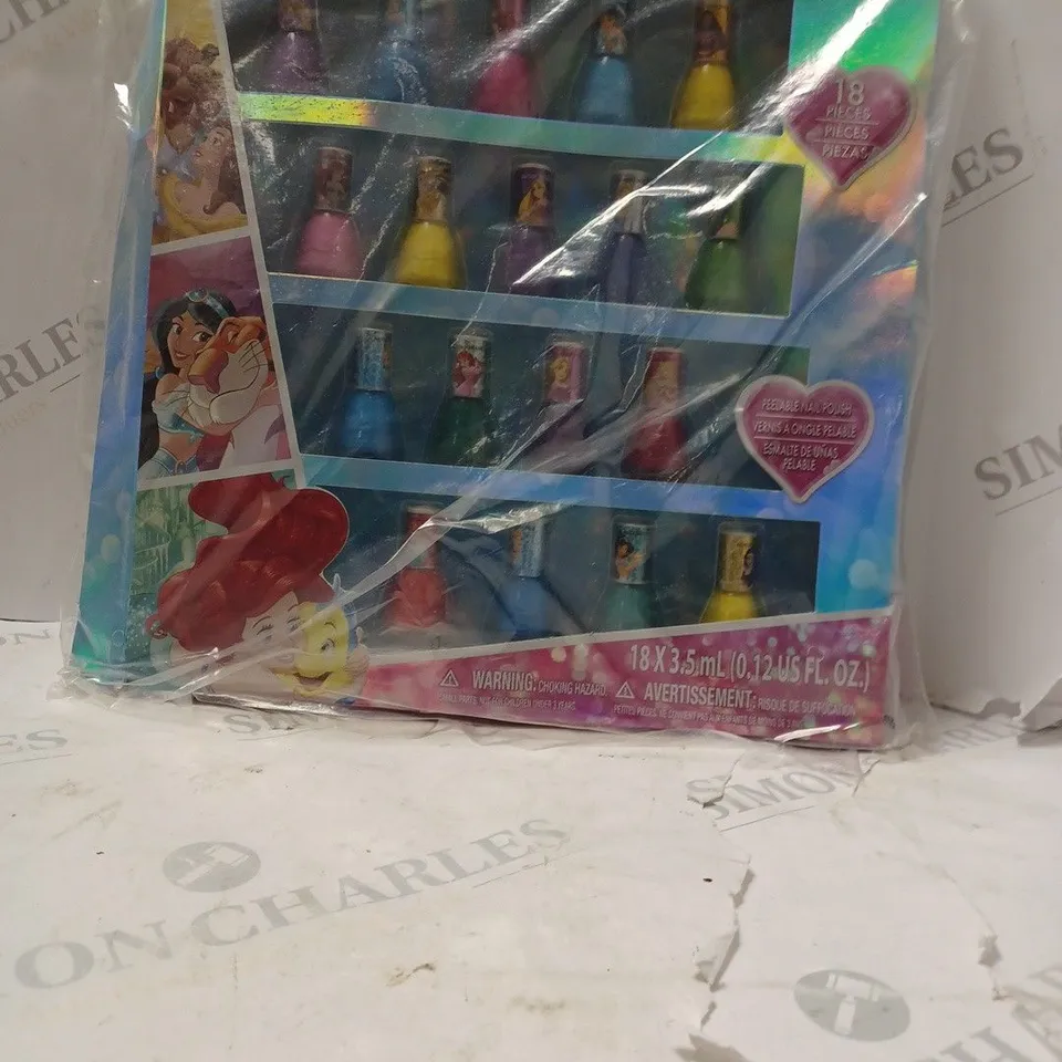 DISNEY PRINCESS NAIL POLISH 18 PACK