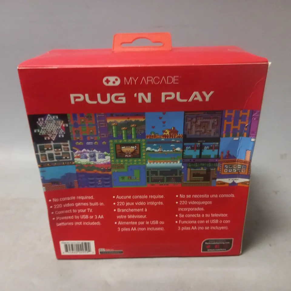 SEALED MY ARCADE PLUG 'N' PLAY 220 VIDEO GAMES BUILT-IN 