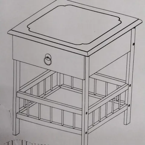 BOXED CHANDLER SQUARE ETAGERE PLANT STAND 