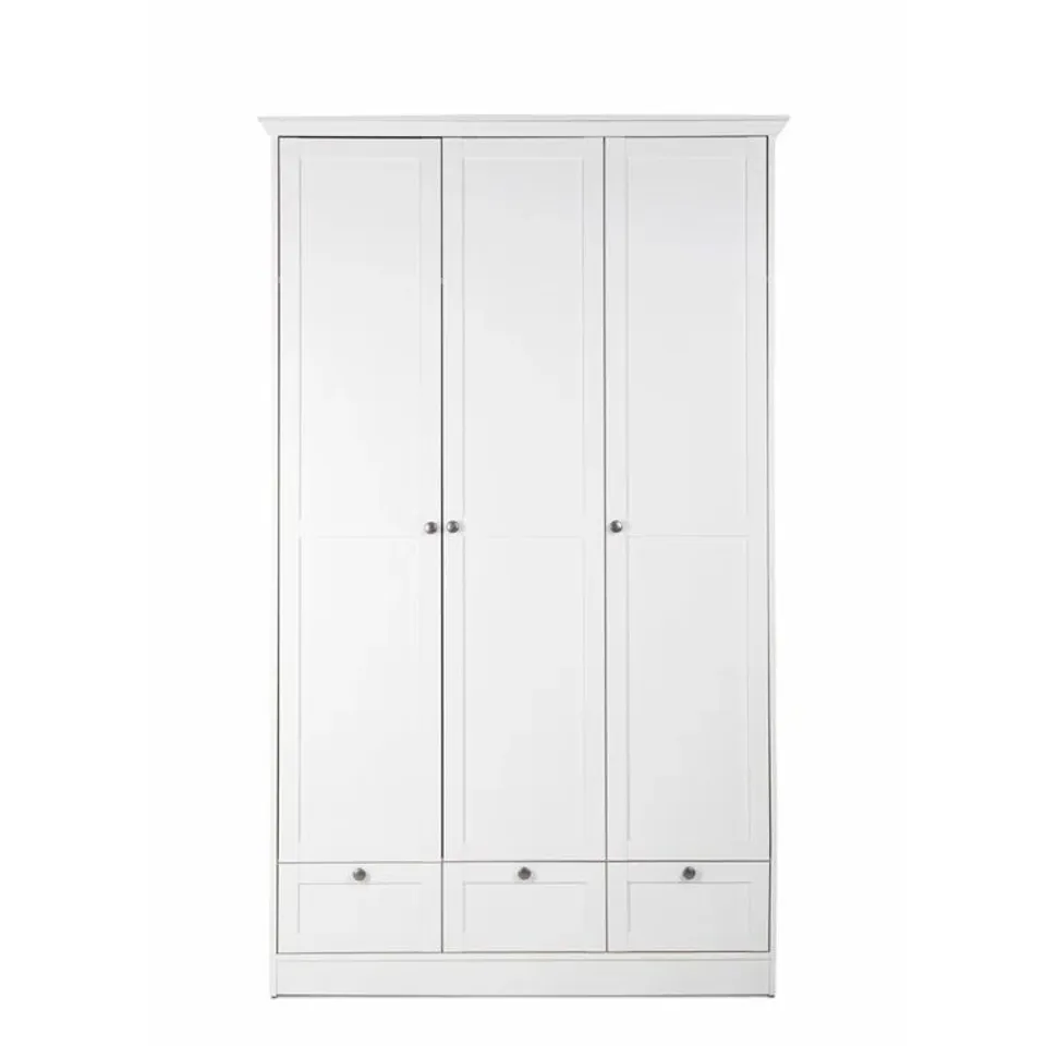 BOXED WARDROBE ROMANA 160X205 IN WHITE - 1 BOX