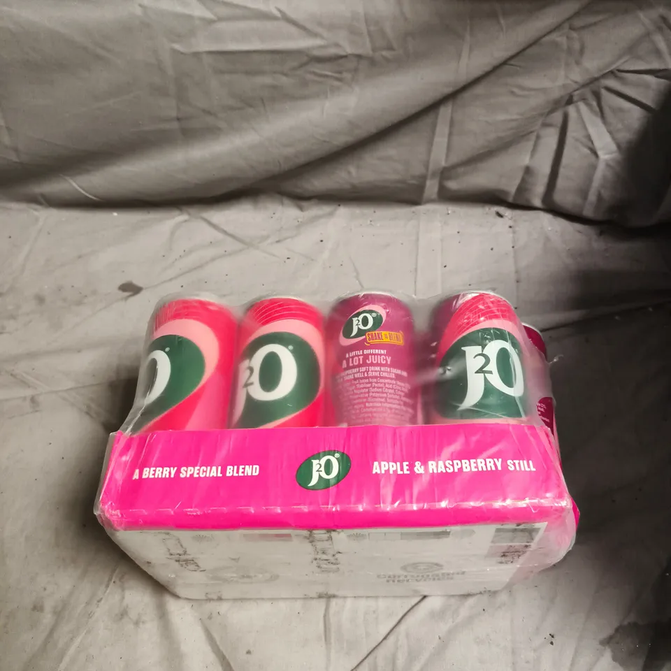 12 X J2O APPLE & RASPBERRY STILL – A BERRY SPECIAL BLEND, 250ML CANS