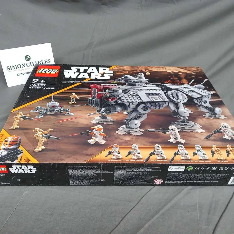 BOXED LEGO STAR WARS 75337 AT-TE WALKER 