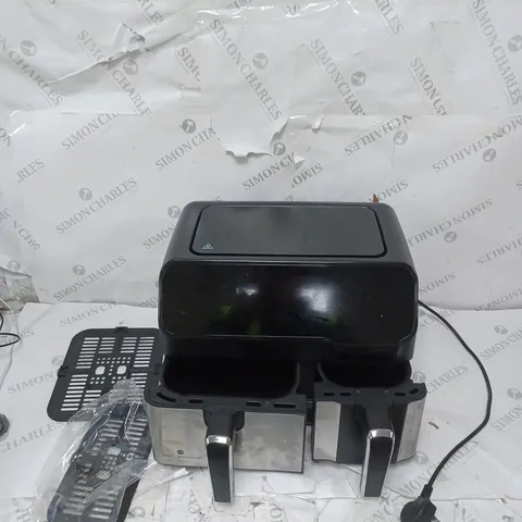 BOXED COOK'S ESSENTIALS 7.7L DUAL AIR FRYER 