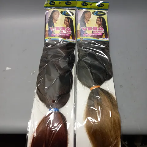 BOX OF APPROX. 20 SEALED OLIVIA HAIR PIECES IN ASSORTED COLOURS AND STYLES
