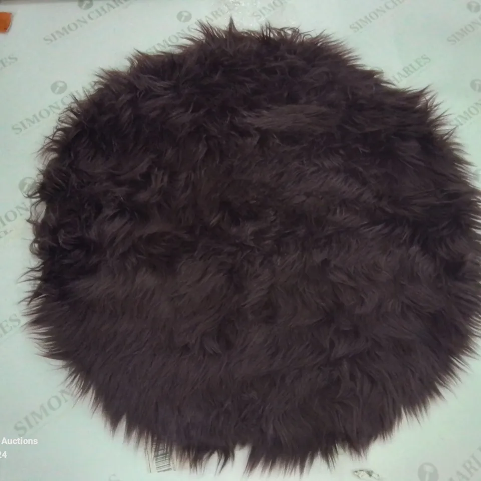 BRAND NEW PACO HOME 960 PURPLE 60CM DIAMETER CIRCULAR RUG