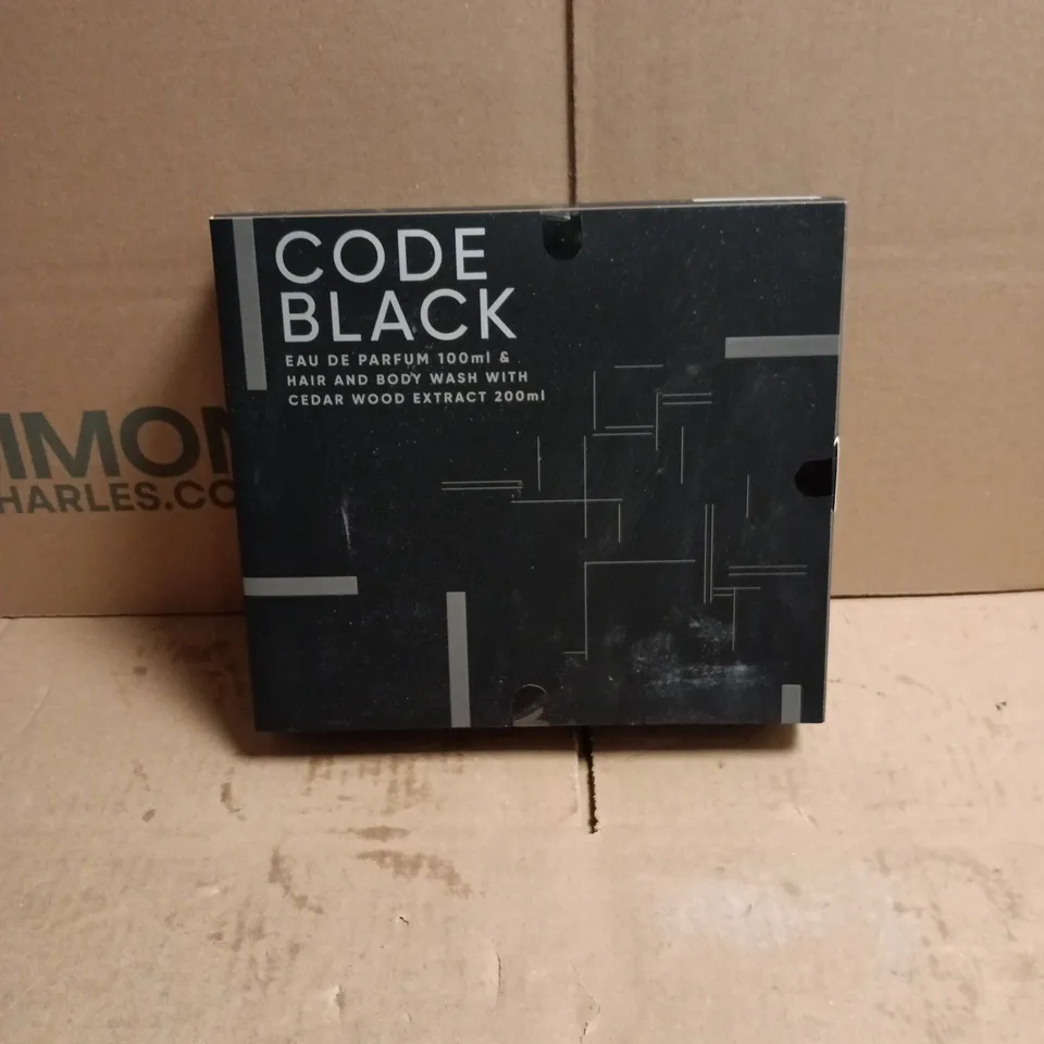 NEXT CODE BLACK GIFT SET: EAU DE PARFUM 100ML + HAIR AND BODY WASH BOXED